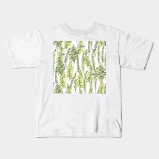 Fern leaves green forest Kids T-Shirt